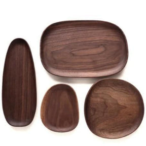Acacia Rounded Serving Trays
